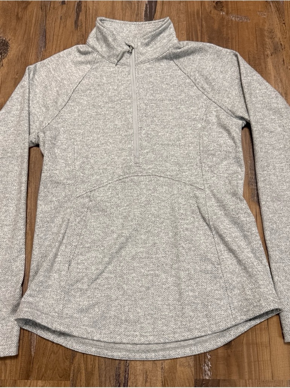 Women’s Heather Gray Quarter-Zip Pullover Top